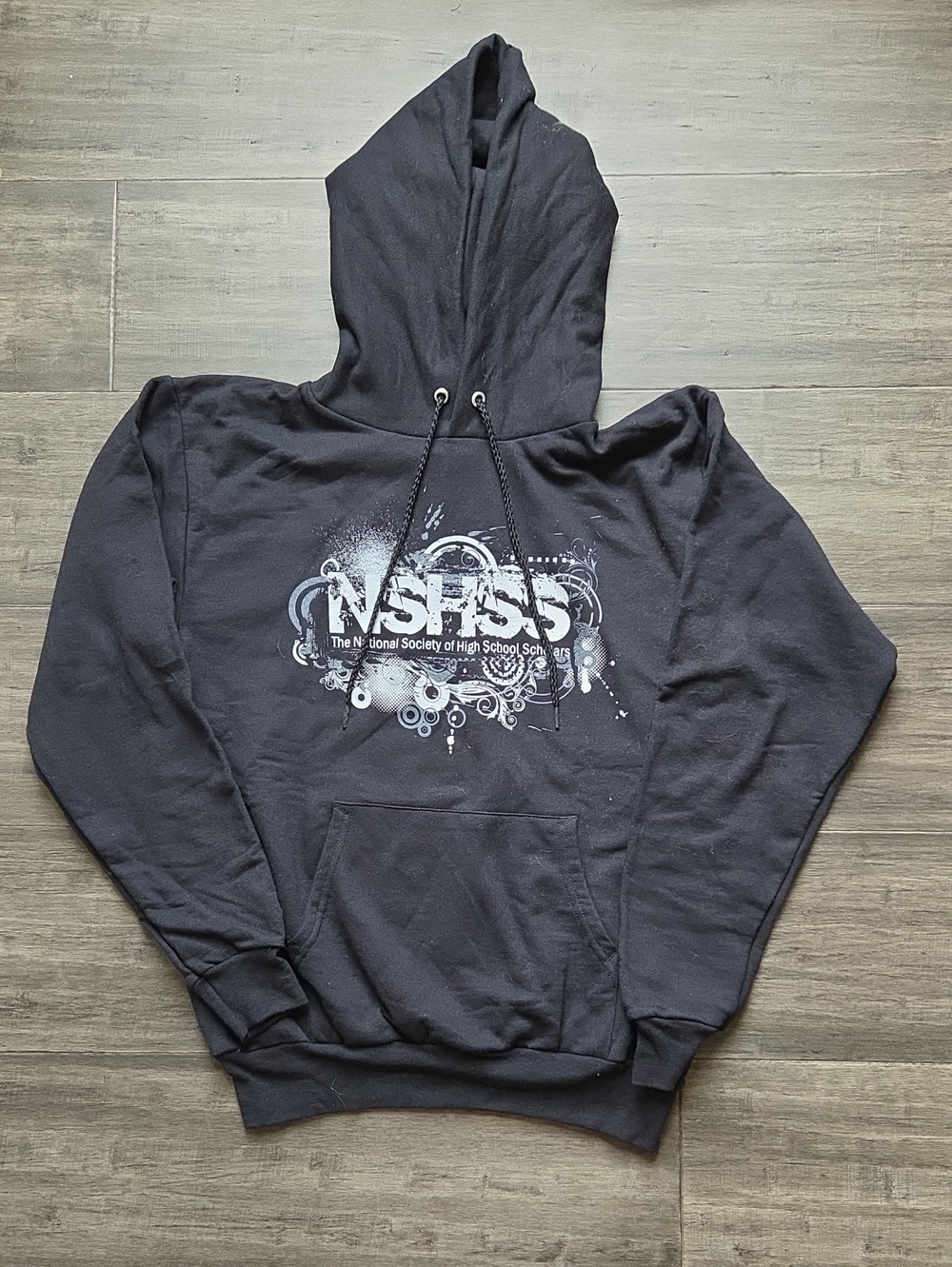 NSHSS Black Hoodie with Graphic Logo